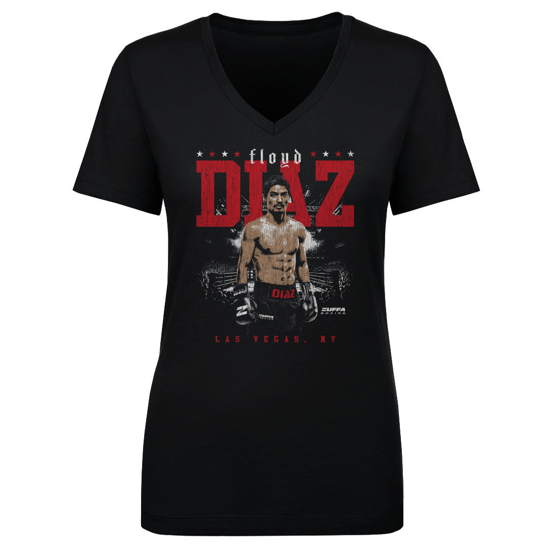 Floyd Diaz Women's V-Neck T-Shirt | 500 LEVEL
