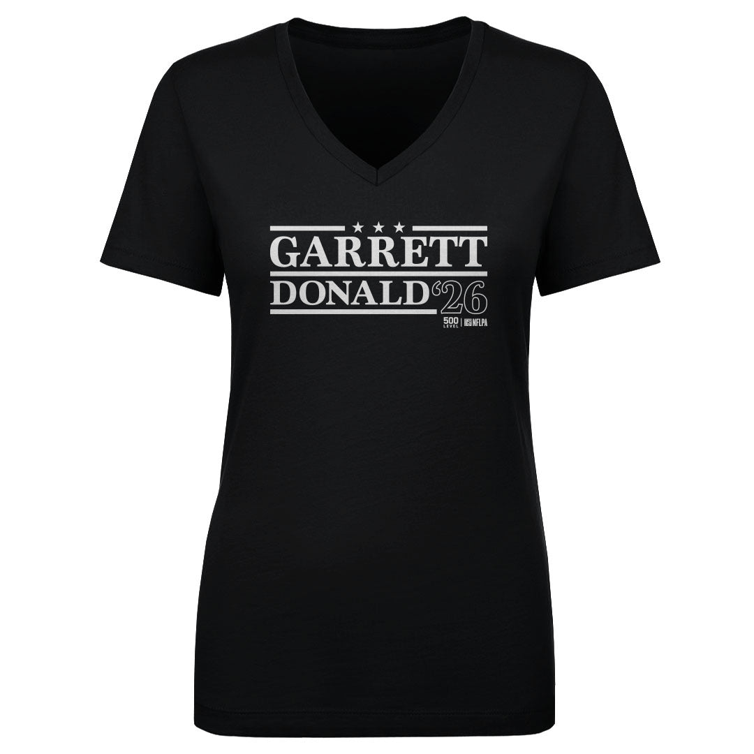 Myles Garrett Women's V-Neck T-Shirt | 500 LEVEL