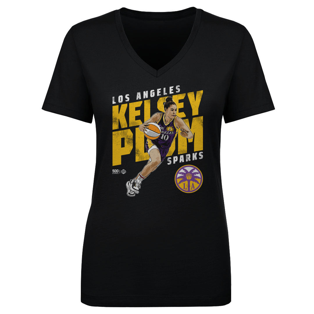 Kelsey Plum Women's V-Neck T-Shirt | 500 LEVEL