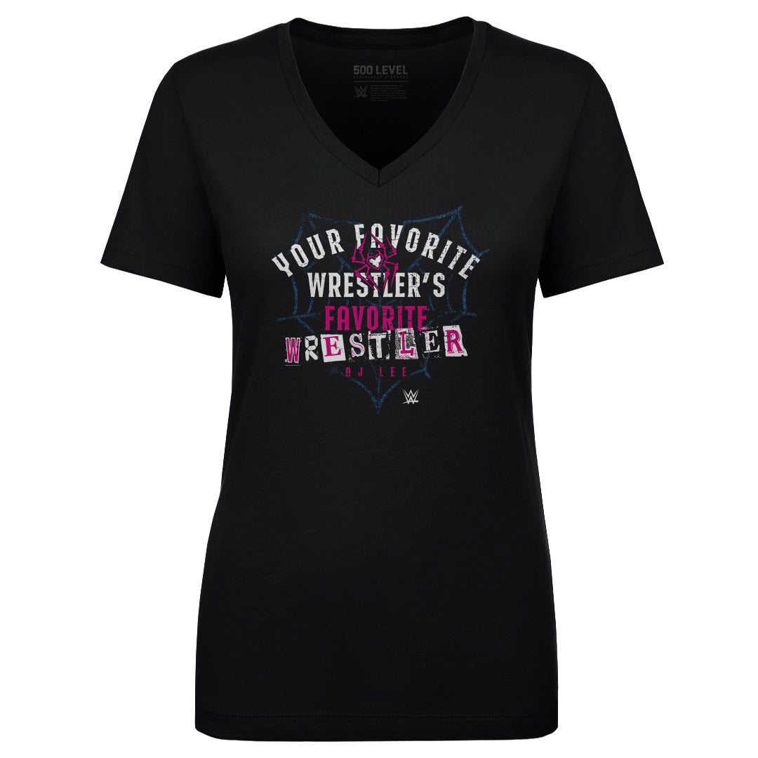 AJ Lee Women's V-Neck T-Shirt | 500 LEVEL