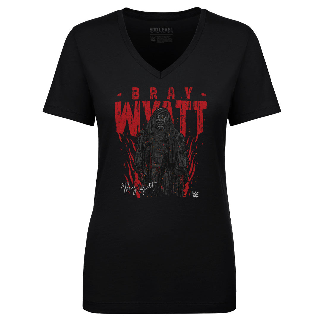 Bray Wyatt Women's V-Neck T-Shirt | 500 LEVEL