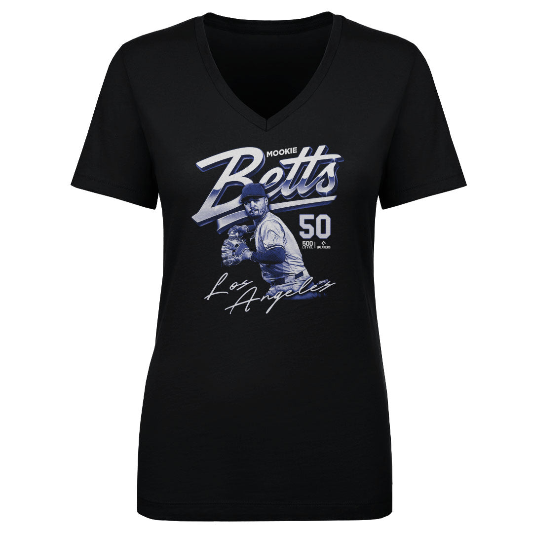 Mookie Betts Women's V-Neck T-Shirt | 500 LEVEL