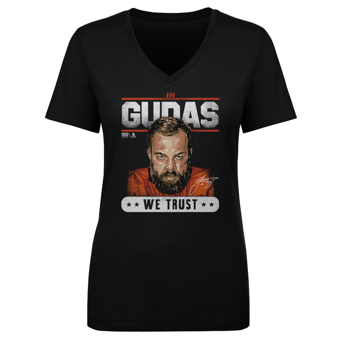 Radko Gudas Women's V-Neck T-Shirt | 500 LEVEL