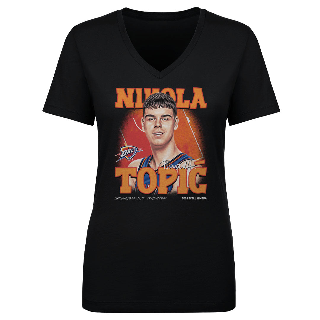 Nikola Topic Women's V-Neck T-Shirt | 500 LEVEL