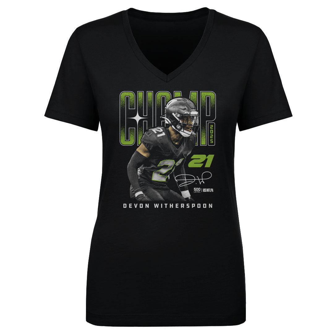 Devon Witherspoon Women's V-Neck T-Shirt | 500 LEVEL