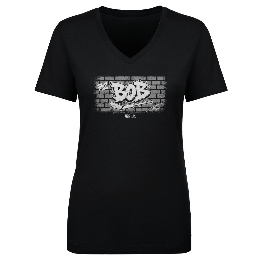Sergei Bobrovsky Women's V-Neck T-Shirt | 500 LEVEL