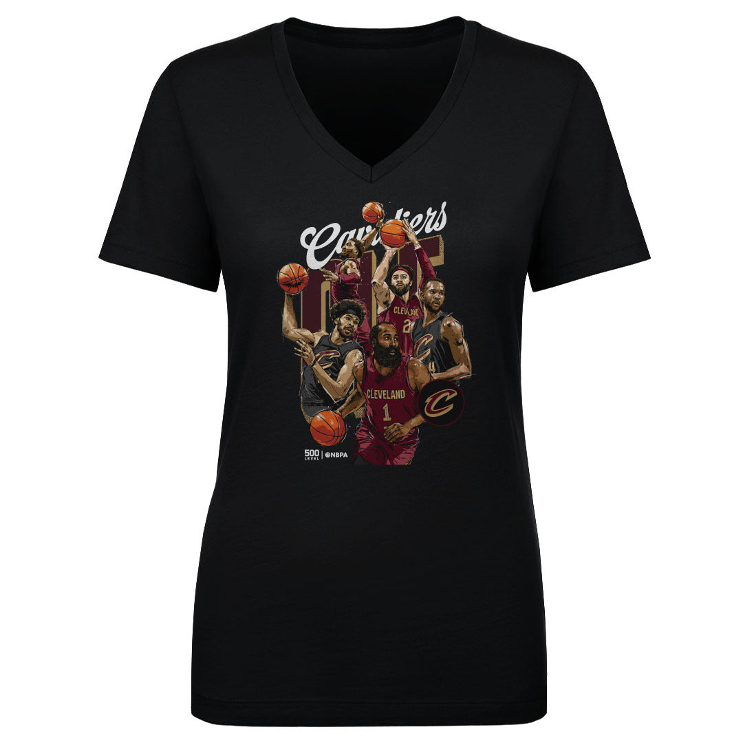 Cleveland Cavaliers Women's V-Neck T-Shirt | 500 LEVEL