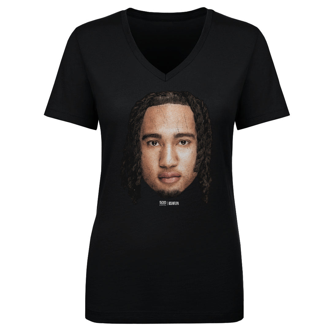 C.J. Stroud Women's V-Neck T-Shirt | 500 LEVEL