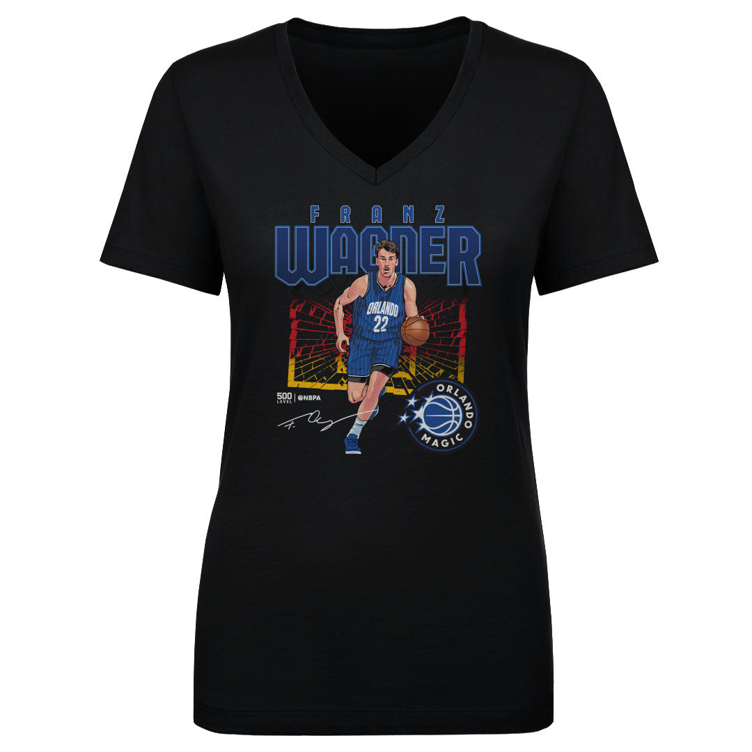Franz Wagner Women's V-Neck T-Shirt | 500 LEVEL