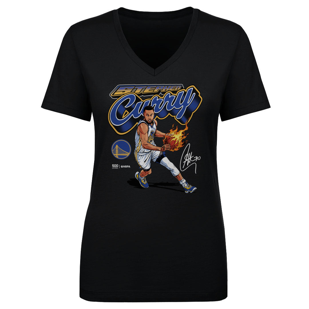 Steph Curry Women's V-Neck T-Shirt | 500 LEVEL