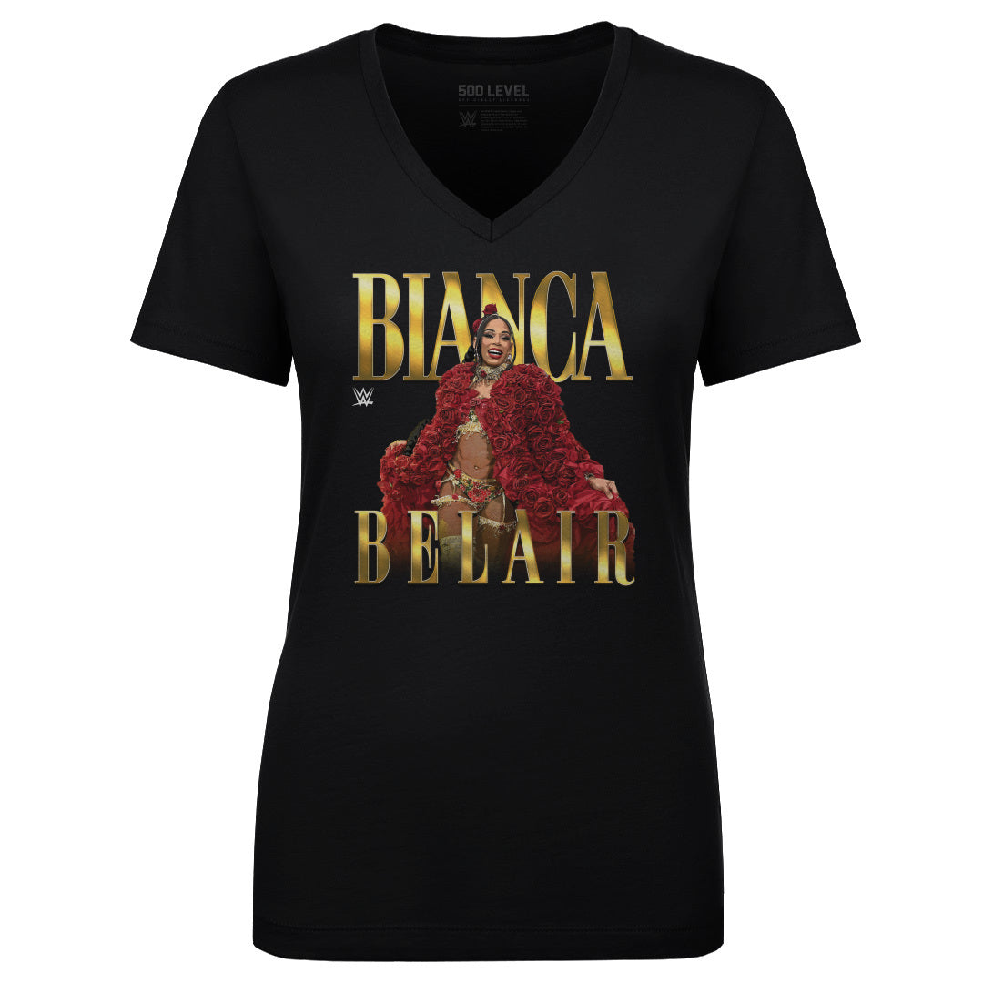 Bianca Belair Women's V-Neck T-Shirt | 500 LEVEL