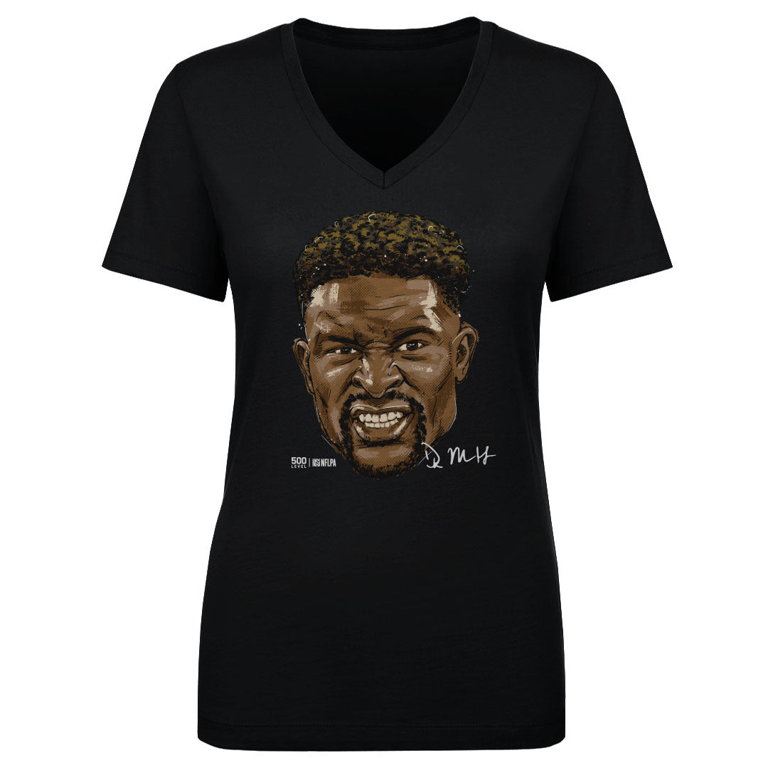 DK Metcalf Women's V-Neck T-Shirt | 500 LEVEL
