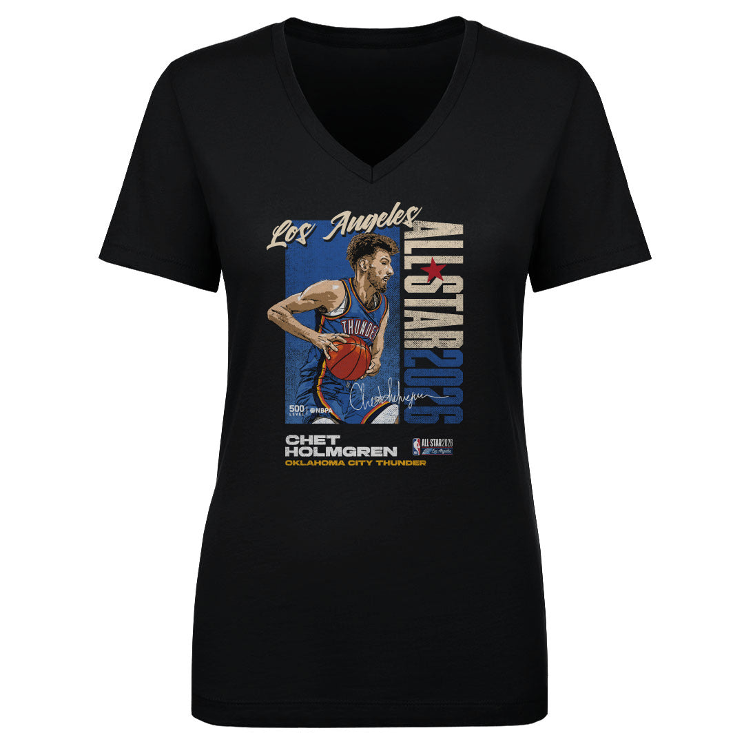Chet Holmgren Women's V-Neck T-Shirt | 500 LEVEL