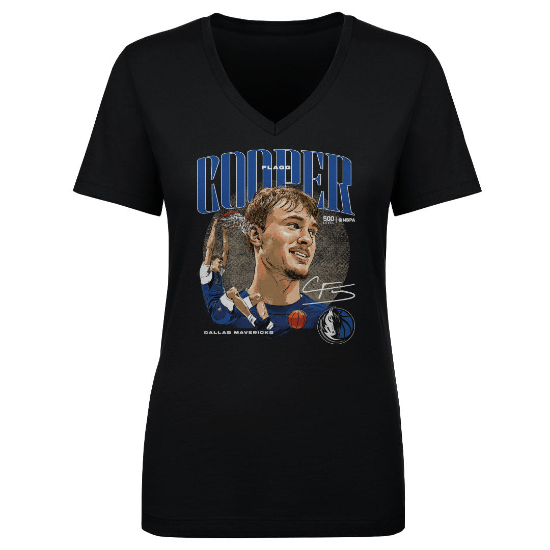 Cooper Flagg Women's V-Neck T-Shirt | 500 LEVEL