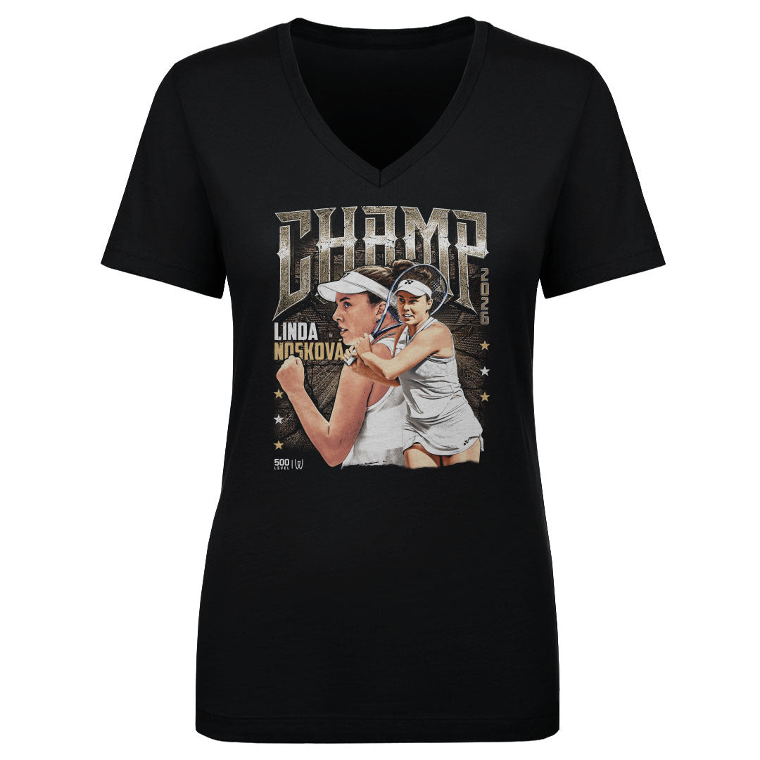Linda Noskova Women's V-Neck T-Shirt | 500 LEVEL