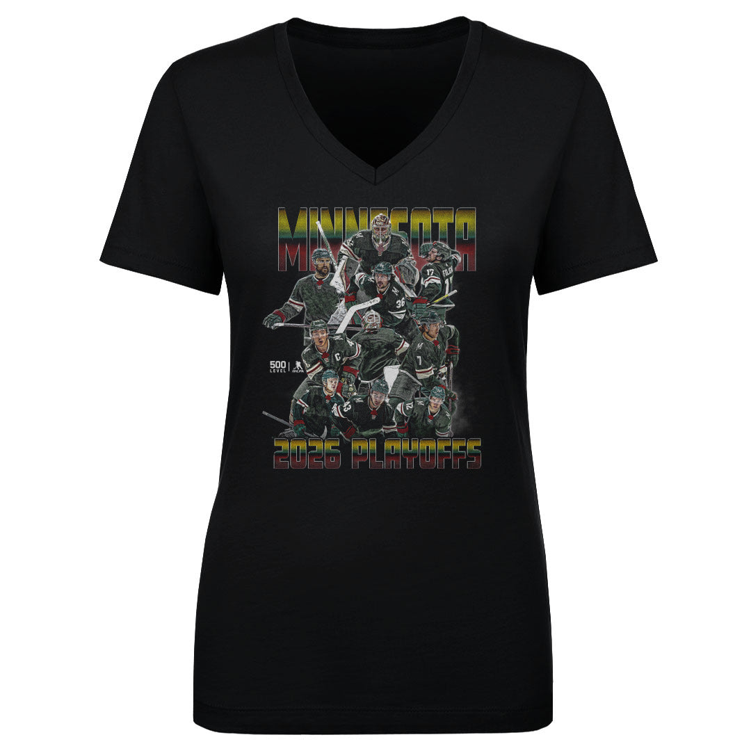 Minnesota Hockey Women's V-Neck T-Shirt | 500 LEVEL