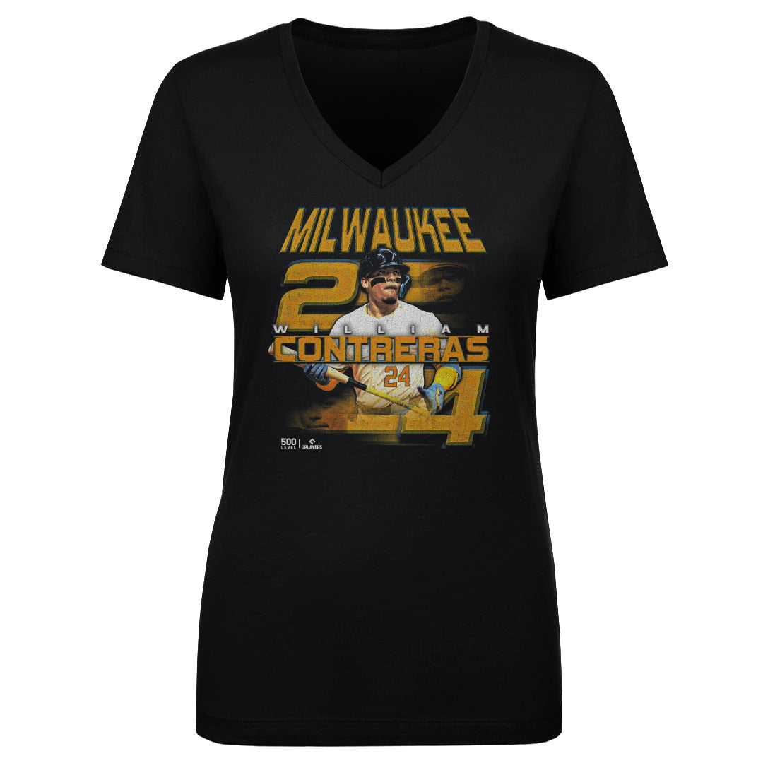 William Contreras Women's V-Neck T-Shirt | 500 LEVEL