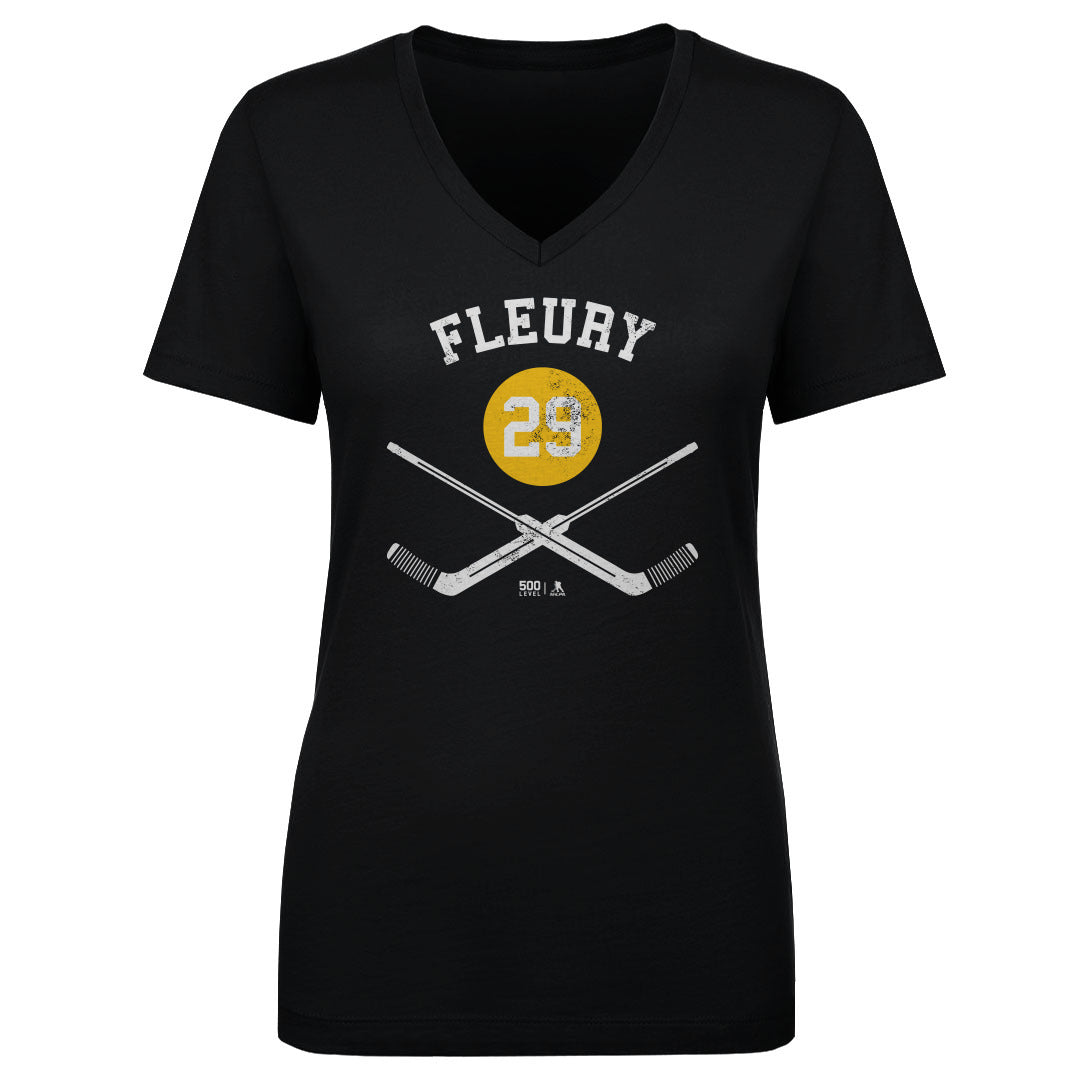 Marc-Andre Fleury Women's V-Neck T-Shirt | 500 LEVEL