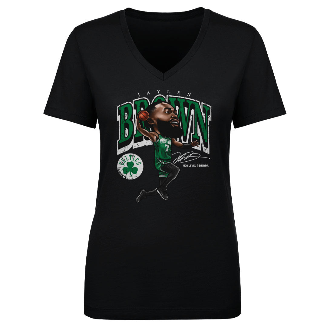 Jaylen Brown Women's V-Neck T-Shirt | 500 LEVEL