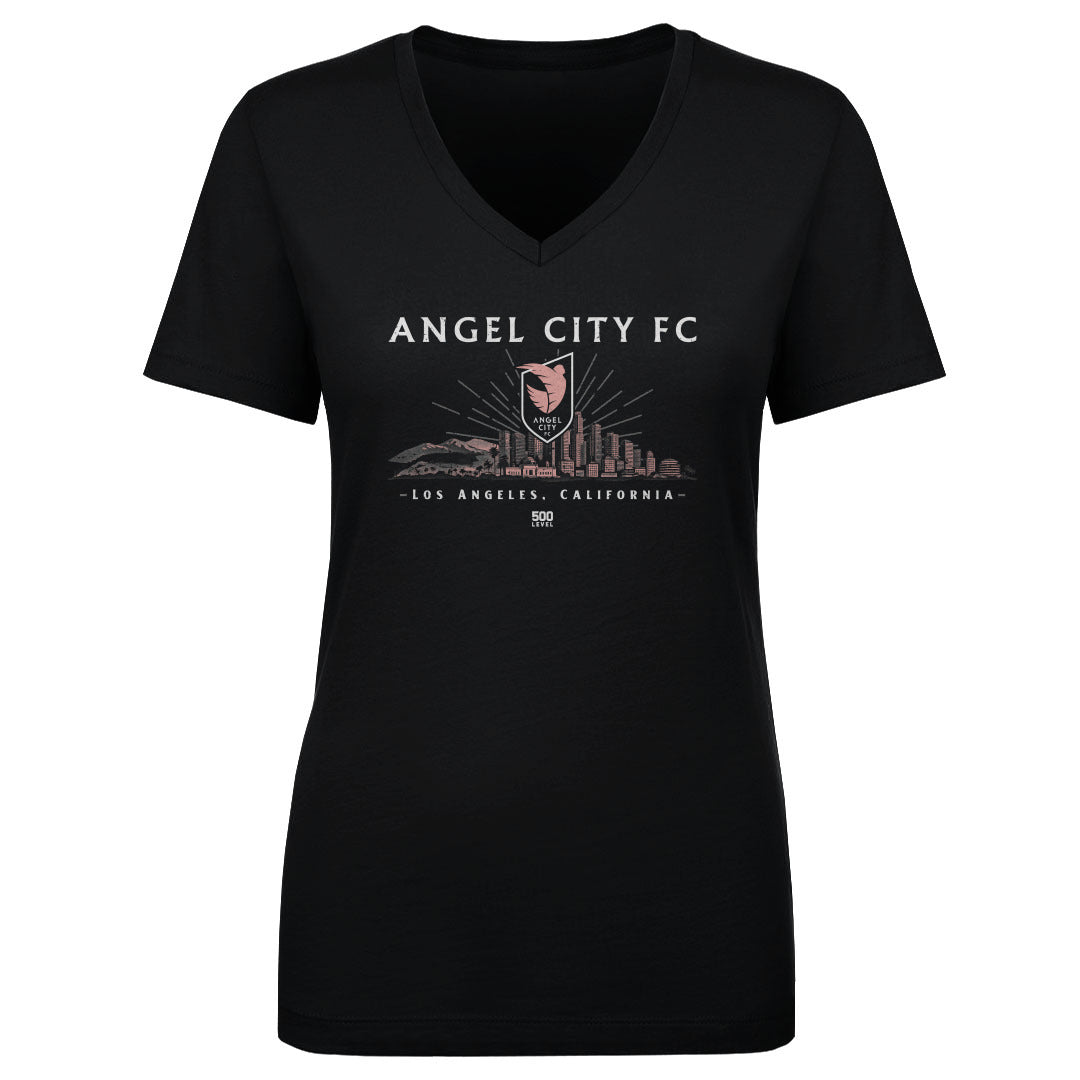 Angel City FC Women's V-Neck T-Shirt | 500 LEVEL
