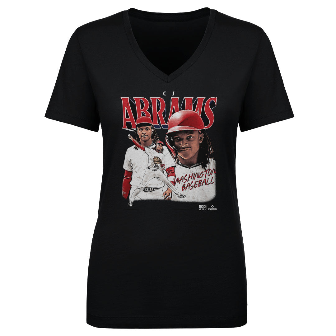 CJ Abrams Women's V-Neck T-Shirt | 500 LEVEL
