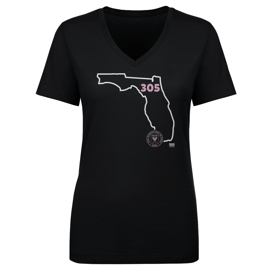 Inter Miami CF Women's V-Neck T-Shirt | 500 LEVEL
