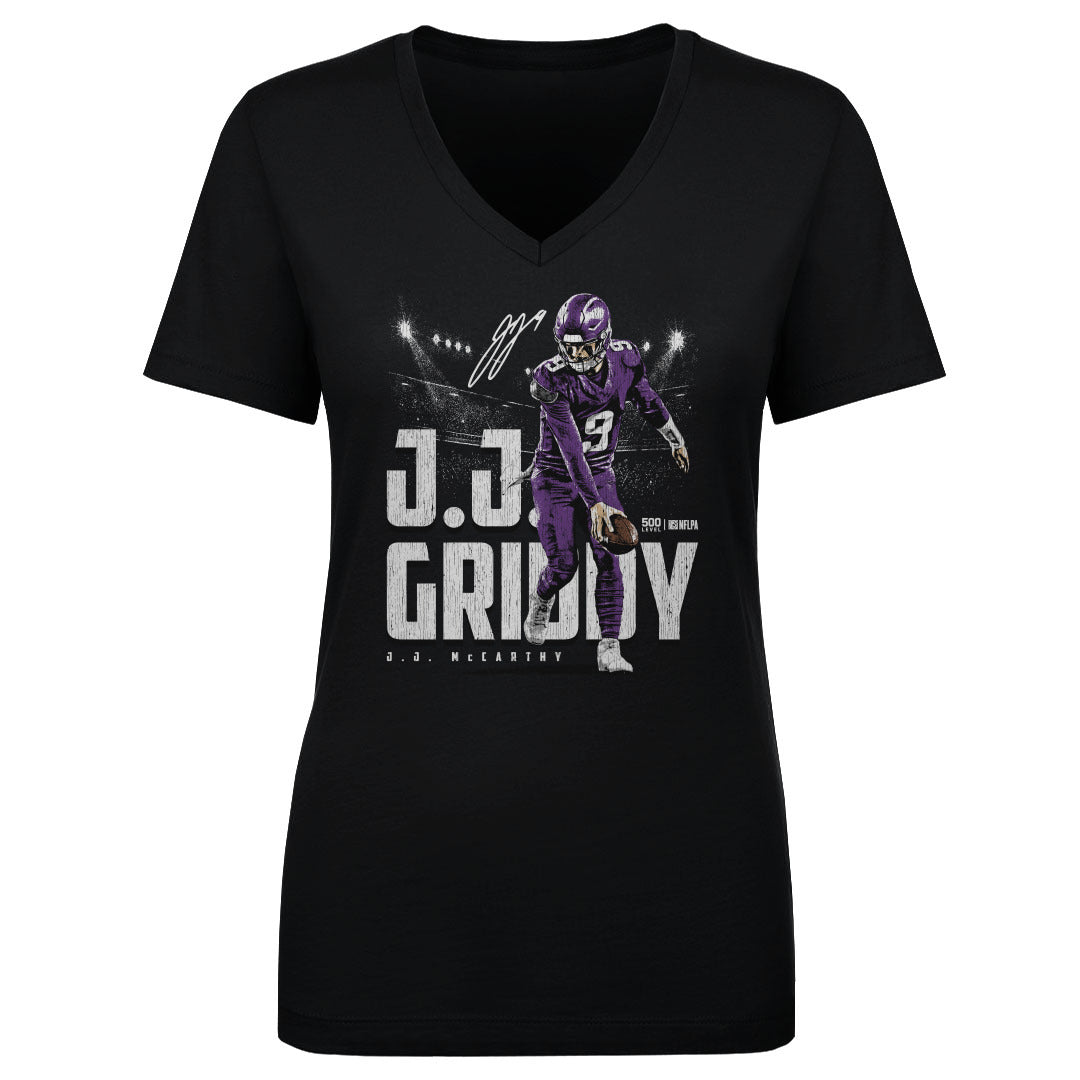J.J. McCarthy Women's V-Neck T-Shirt | 500 LEVEL