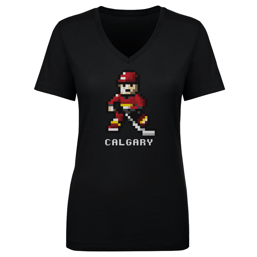 Calgary Hockey Women's V-Neck T-Shirt | 500 LEVEL