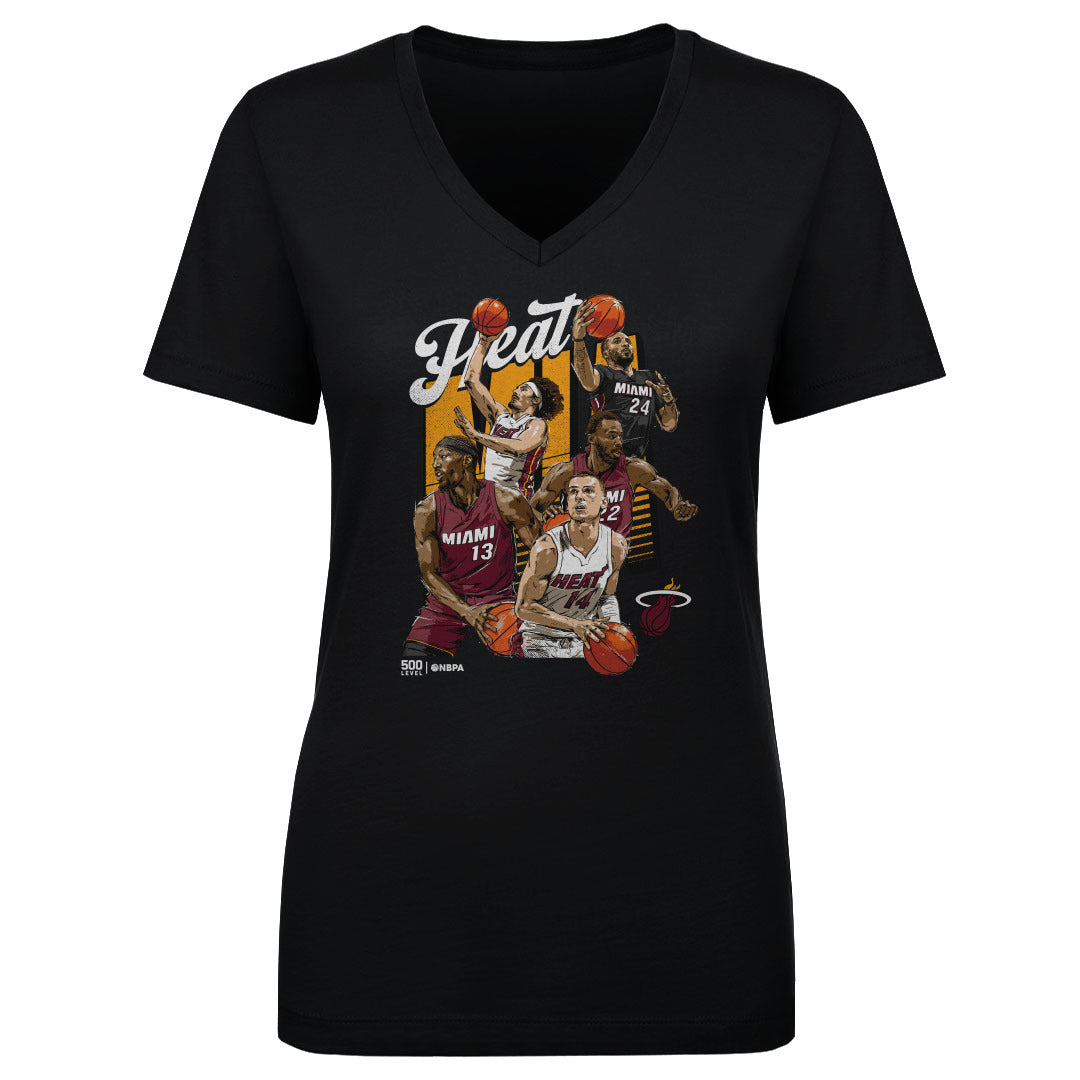 Miami Heat Women's V-Neck T-Shirt | 500 LEVEL