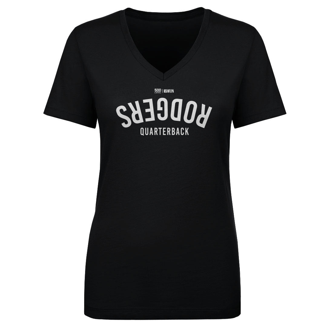 Aaron Rodgers Women's V-Neck T-Shirt | 500 LEVEL