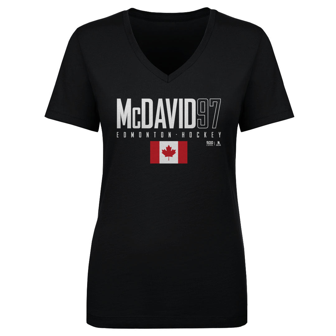 Connor McDavid Women's V-Neck T-Shirt | 500 LEVEL