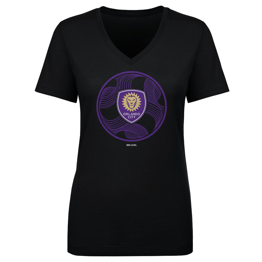 Orlando City Women's V-Neck T-Shirt | 500 LEVEL