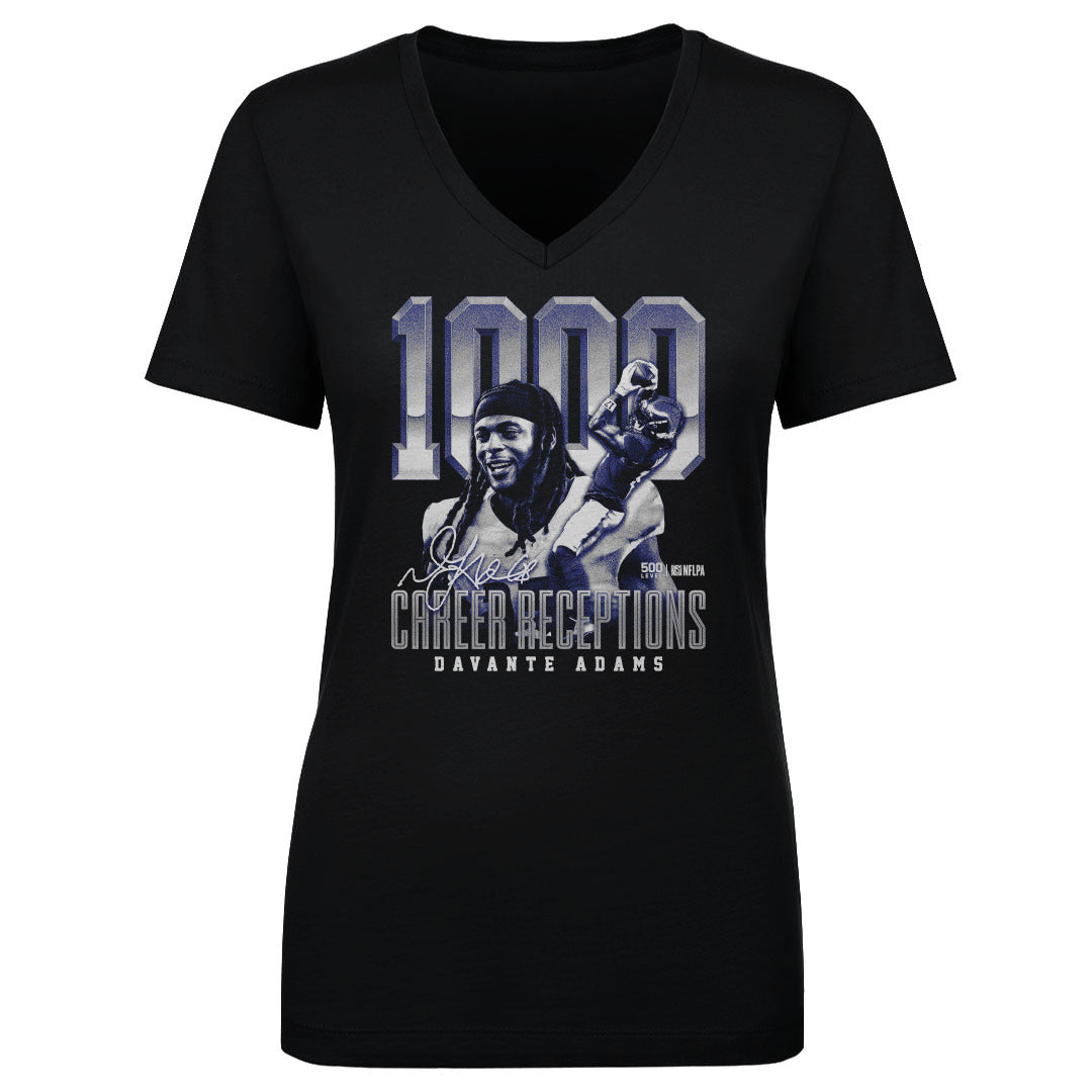Davante Adams Women's V-Neck T-Shirt | 500 LEVEL