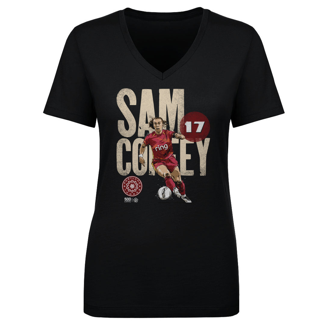 Sam Coffey Women's V-Neck T-Shirt | 500 LEVEL