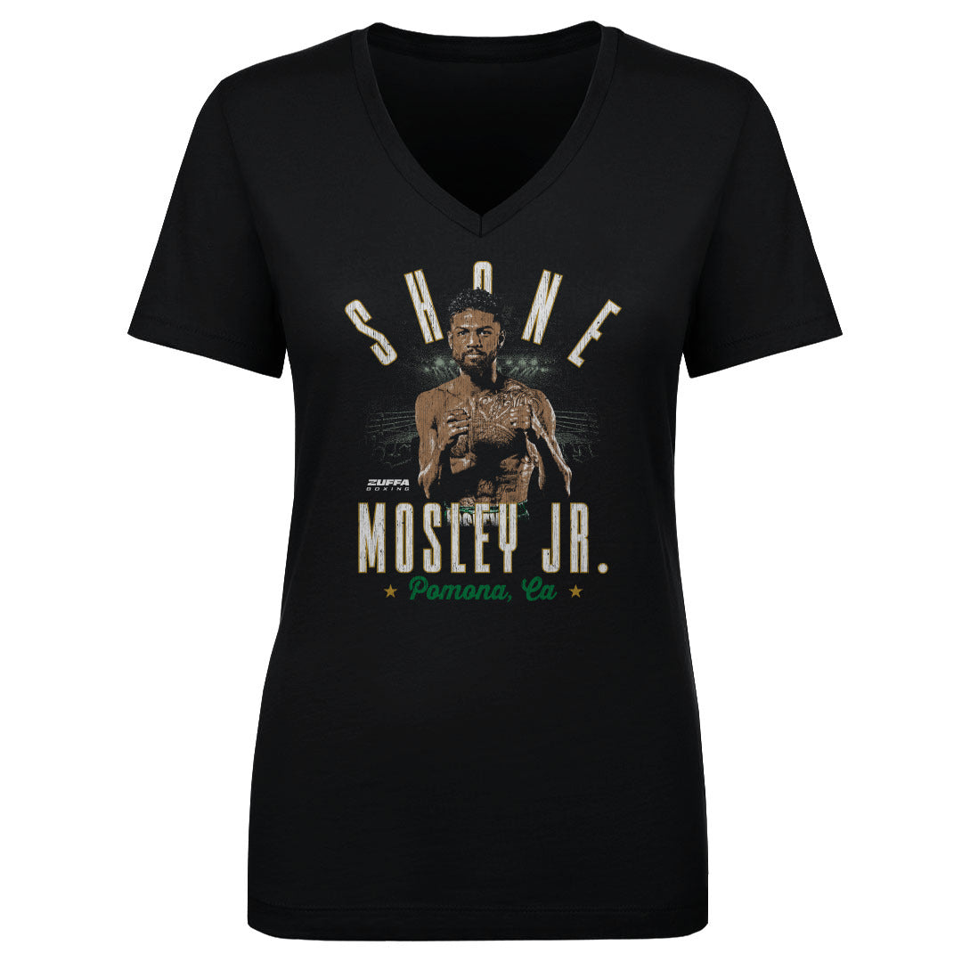Shane Mosley Jr. Women's V-Neck T-Shirt | 500 LEVEL