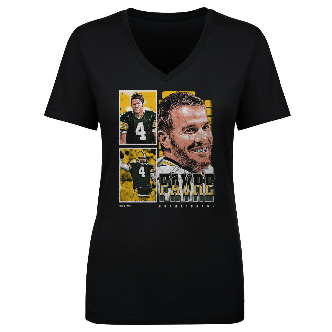 Brett Favre Women's V-Neck T-Shirt | 500 LEVEL