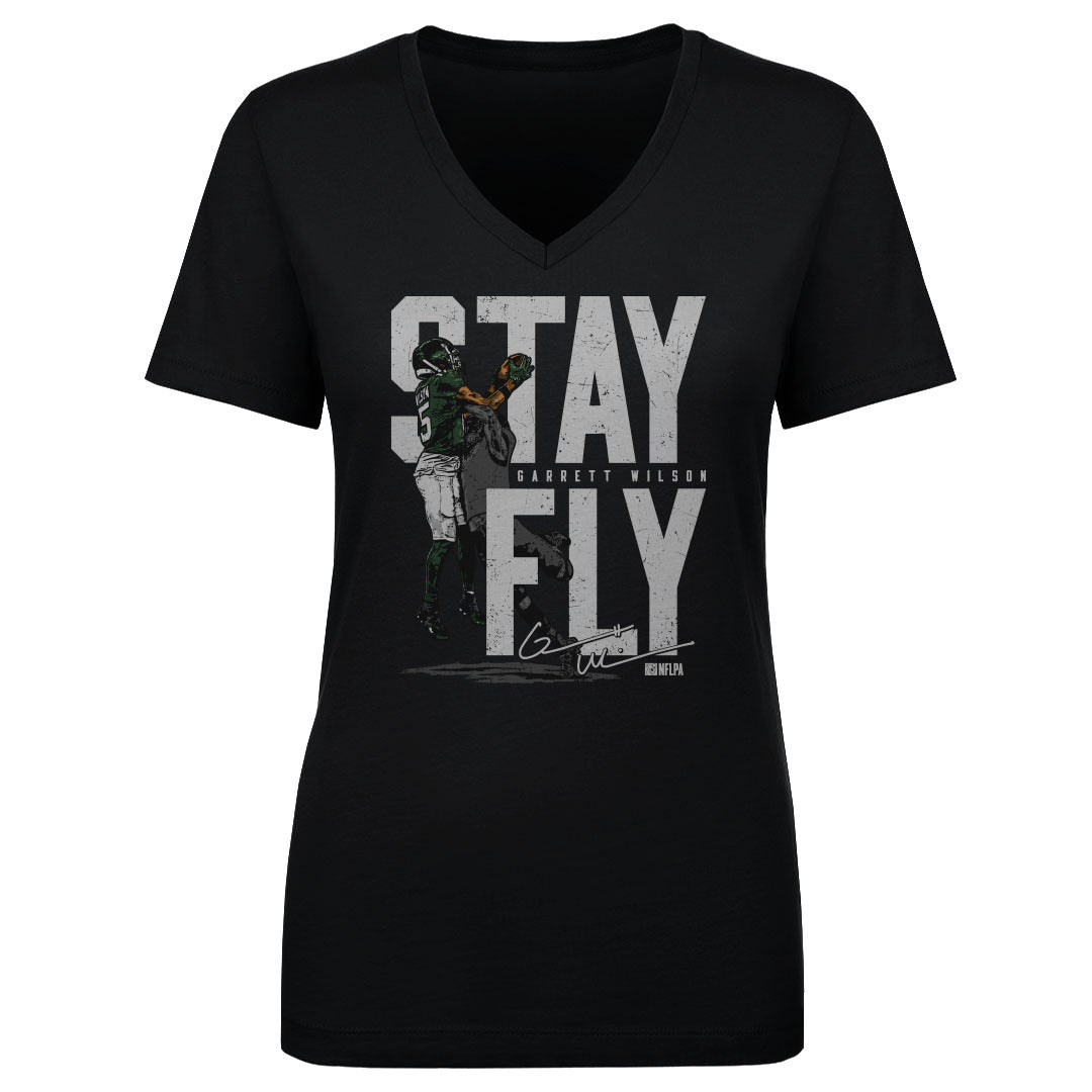 Garrett Wilson Women's V-Neck T-Shirt | 500 LEVEL