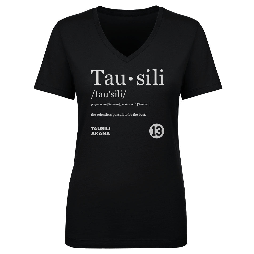 Tausili Akana Women's V-Neck T-Shirt | 500 LEVEL