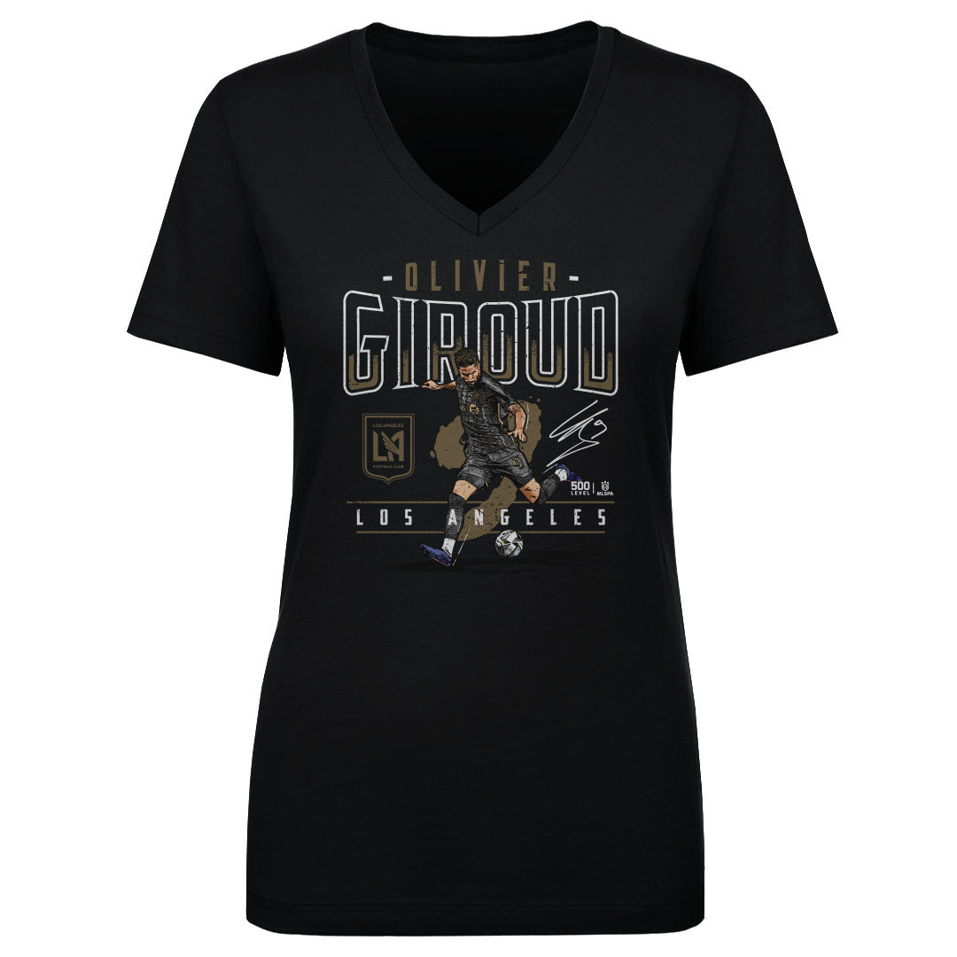 Olivier Giroud Women's V-Neck T-Shirt | 500 LEVEL