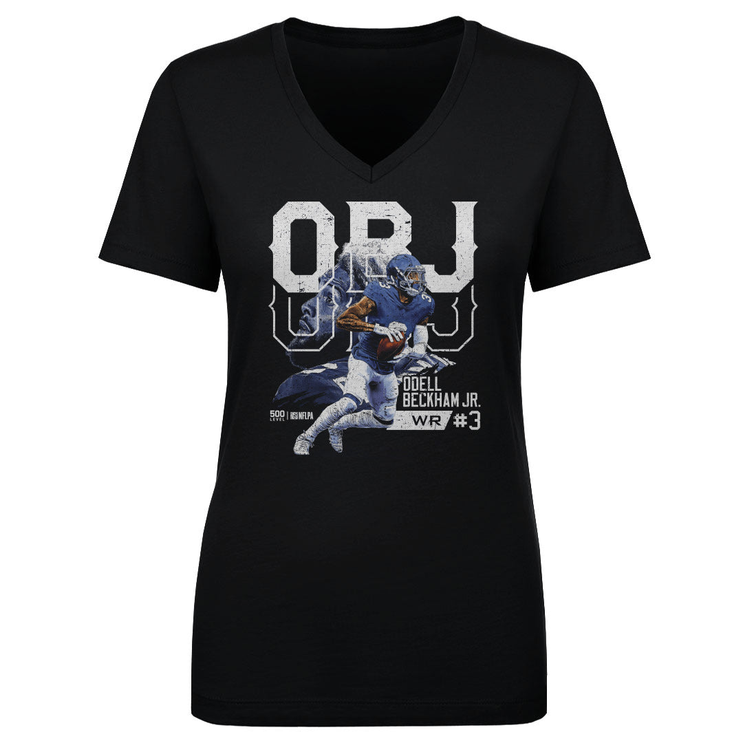 Odell Beckham Jr. Women's V-Neck T-Shirt | 500 LEVEL