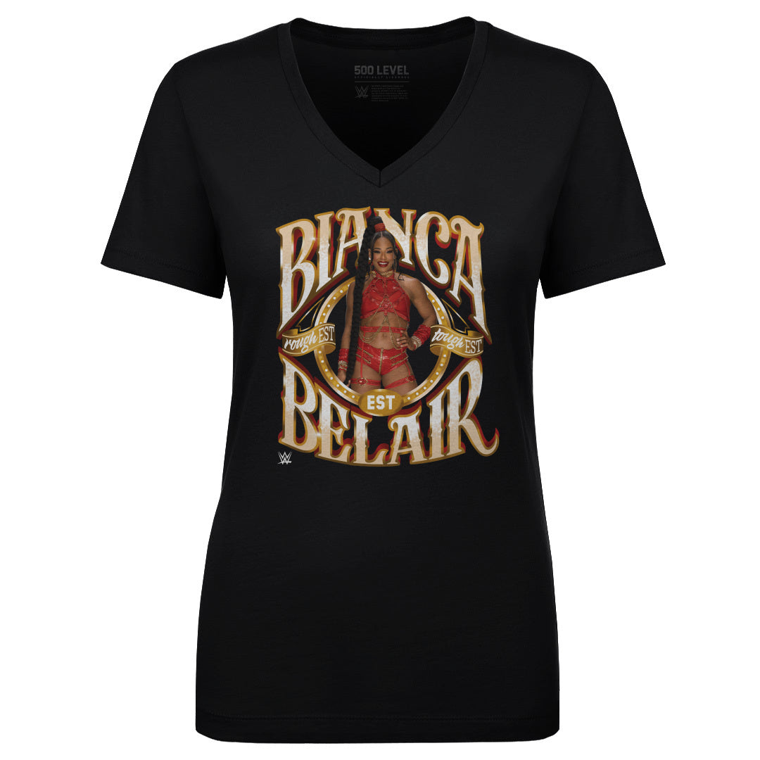 Bianca Belair Women's V-Neck T-Shirt | 500 LEVEL