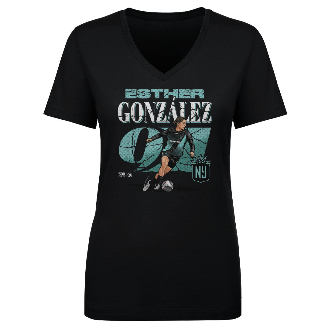 Esther Gonzalez Women's V-Neck T-Shirt | 500 LEVEL