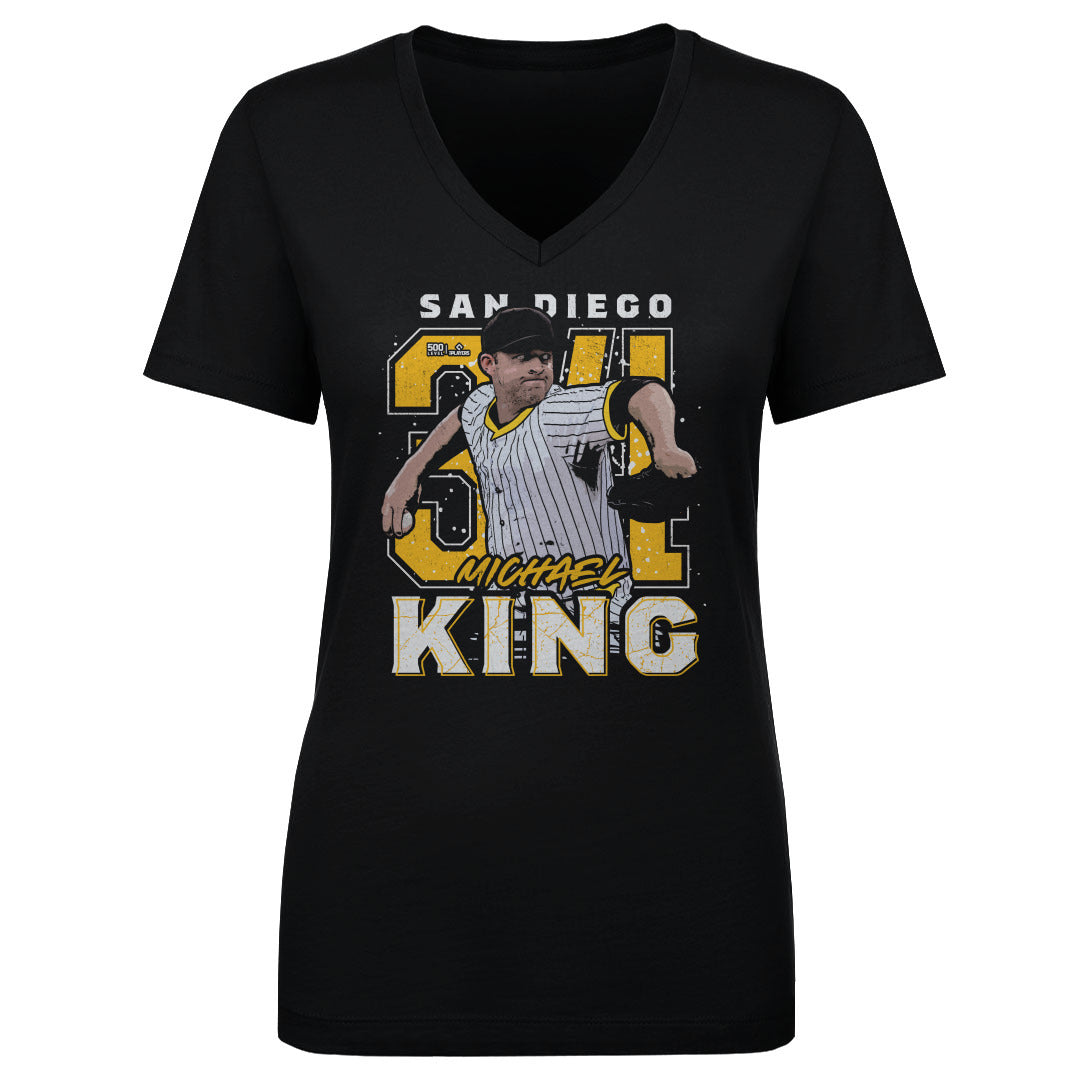 Michael King Women's V-Neck T-Shirt | 500 LEVEL