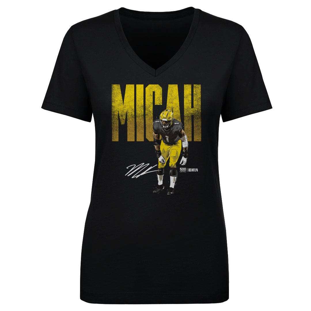 MIcah Parsons Women's V-Neck T-Shirt | 500 LEVEL
