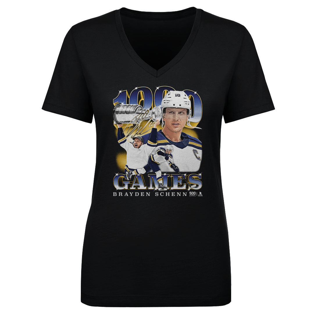 Brayden Schenn Women's V-Neck T-Shirt | 500 LEVEL