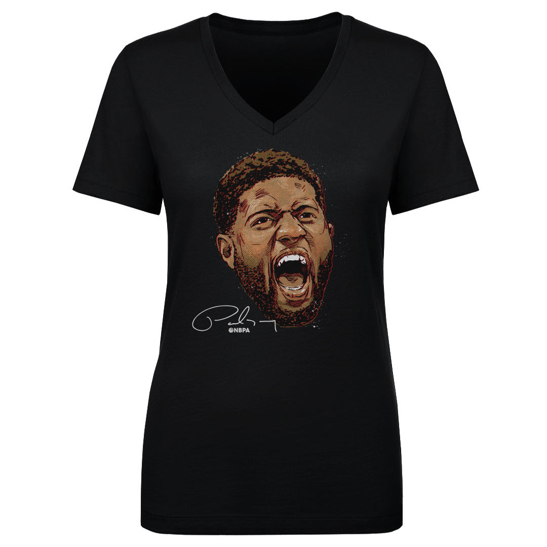Paul George Women's V-Neck T-Shirt | 500 LEVEL