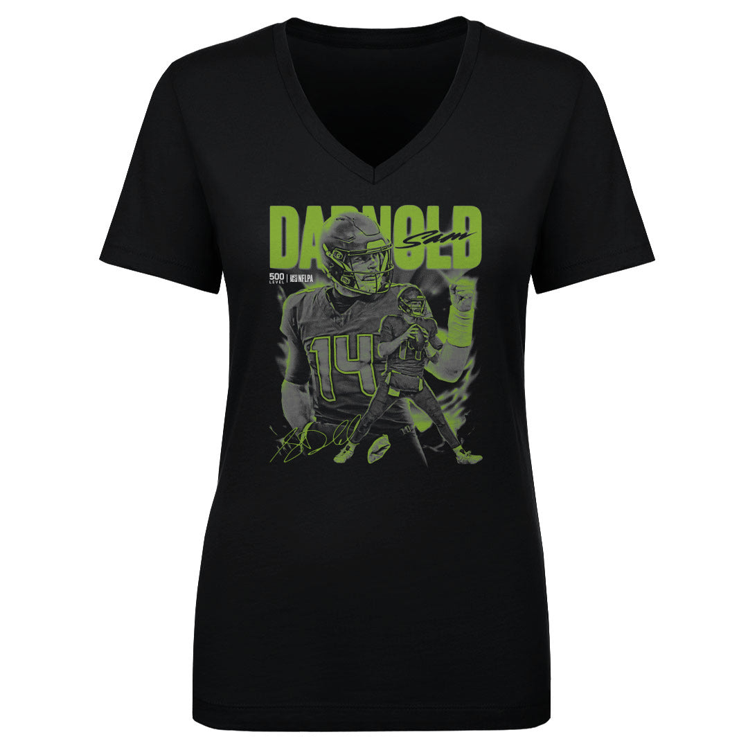 Sam Darnold Women's V-Neck T-Shirt | 500 LEVEL