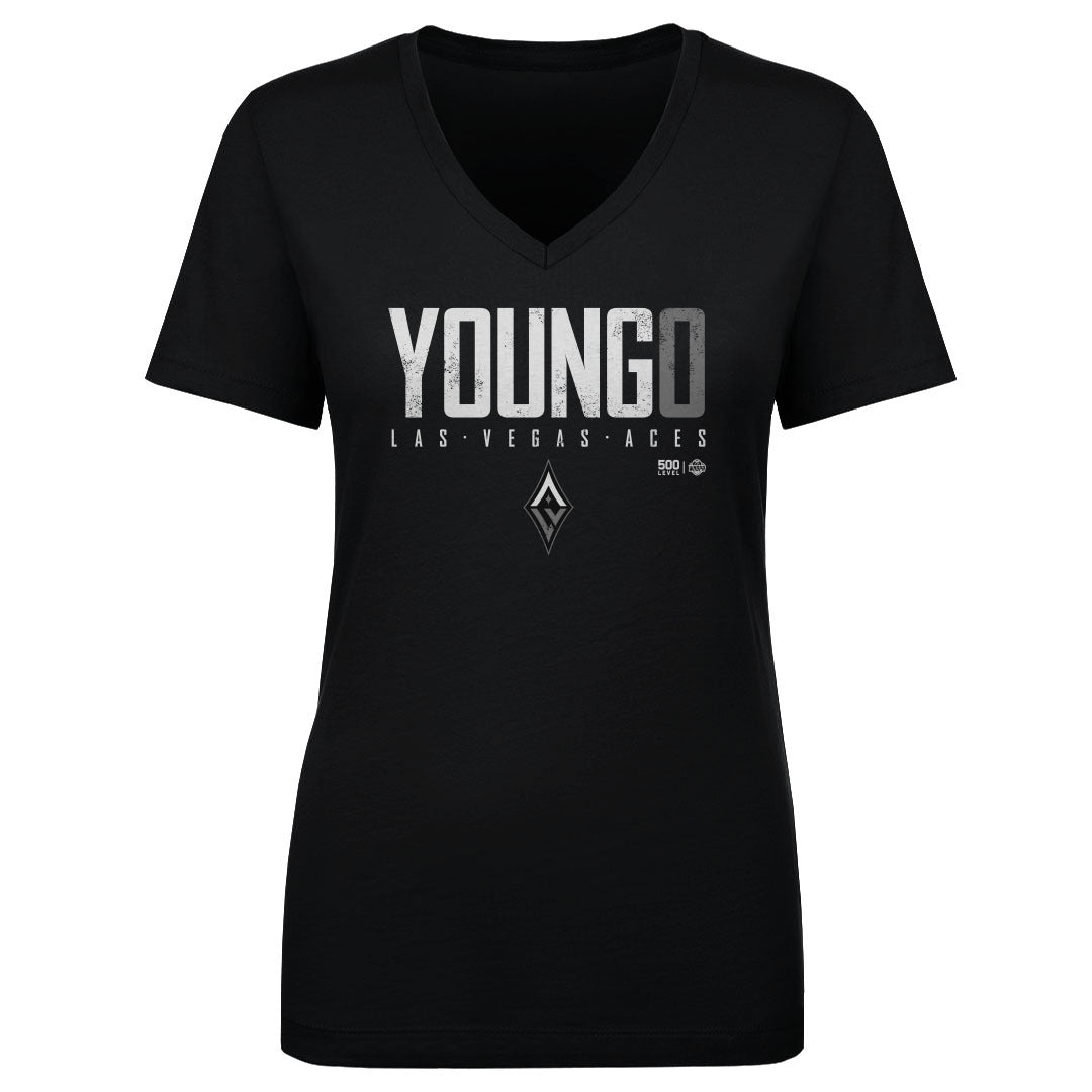Jackie Young Women's V-Neck T-Shirt | 500 LEVEL