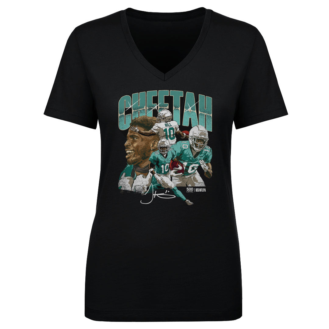 Tyreek Hill Women's V-Neck T-Shirt | 500 LEVEL