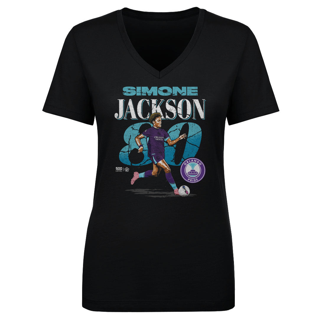 Simone Jackson Women's V-Neck T-Shirt | 500 LEVEL